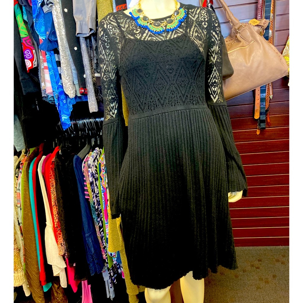 Little Black Sweater Dress